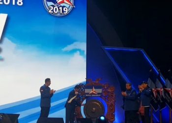 Jokowi Hadiri Rapimnas Demokrat 2018