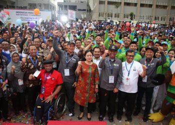 Menko PMK ( Puan Maharani ) Hadir Dalam Acara Penutupan  ” ParaTest event Asian Games 2018″