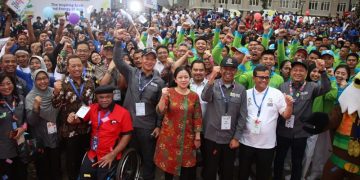 Menko PMK ( Puan Maharani ) Hadir Dalam Acara Penutupan  ” ParaTest event Asian Games 2018″