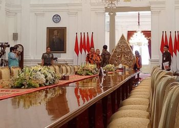 Pengurus Ormas Pemuda Pancasila Temui Presiden di Istana