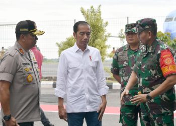 Presiden Tinjau Lokasi Terdampak Tsunami di Lampung