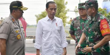 Presiden Tinjau Lokasi Terdampak Tsunami di Lampung