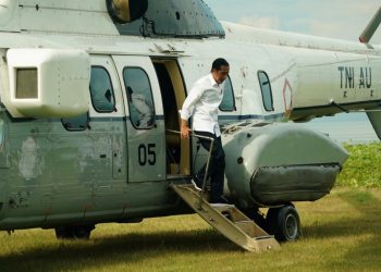 Kunker Ke Banten, Jokowi Tinjau Sosialisasi Mitigasi Bencana dan Bagi-bagi Sertifikat