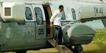 Kunker Ke Banten, Jokowi Tinjau Sosialisasi Mitigasi Bencana dan Bagi-bagi Sertifikat