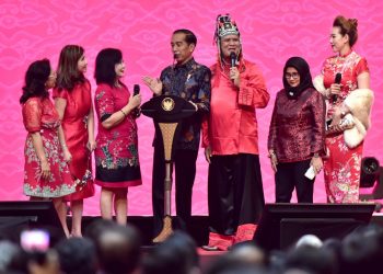 Hadir di Acara Imlek Nasional, Presiden Jokowi Ingatkan Jaga Persatuan dan Kerukunan