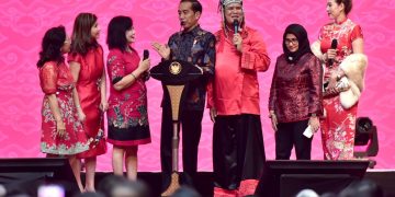 Hadir di Acara Imlek Nasional, Presiden Jokowi Ingatkan Jaga Persatuan dan Kerukunan