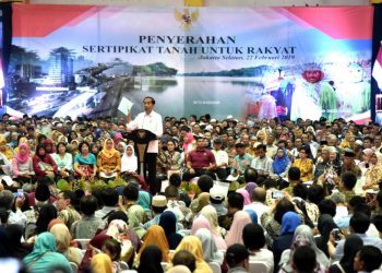 Presiden Jokowi Pastikan Program Sertifikasi Lahan di Indonesia Akan Diteruskan