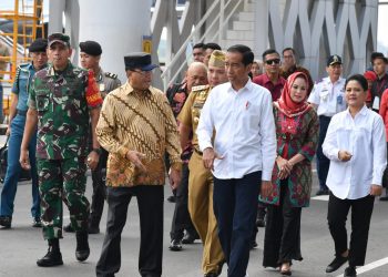 Presiden Jokowi Resmikan Tol Bakauheni – Terbanggi Besar di Lampung