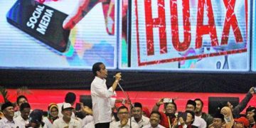 Peuhaba, Jokowi Sapa Pendukungnya di Lhokseumawe Aceh