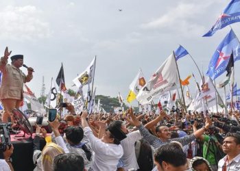 Hari Kelima Kampanye Terbuka, Prabowo dan AHY Kampanye Bersama di Bandung