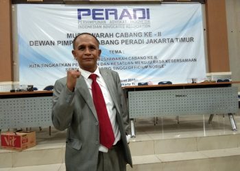 Piter Siringoringo Terpilih Lagi Ketua DPC PERADI Jakarta Timur
