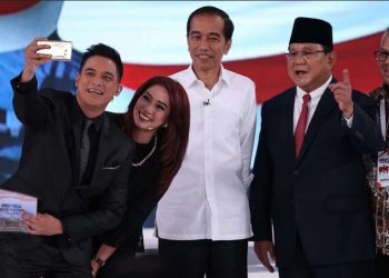 “Quick Count” Poltracking Data 61 Persen: Jokowi-Ma’ruf 55,83 Persen, Prabowo-Sandiaga 44,17 Persen