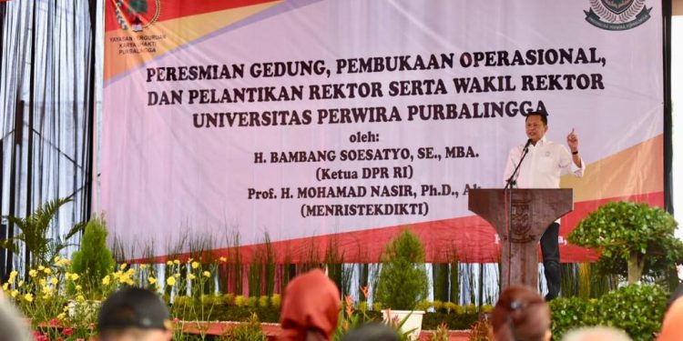 Bamsoet dan Menristek Resmikan UNPERBA