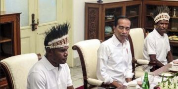 Jokowi Ajak Warga Yapen dan Nduga Papua Makan Siang di Istana