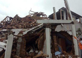Akibat Gempa M 4,9 Puluhan Rumah Rusak di Sukabumi