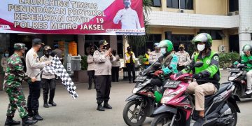 613 pengemudi ojek di Jakarta Selatan melanggar PSB