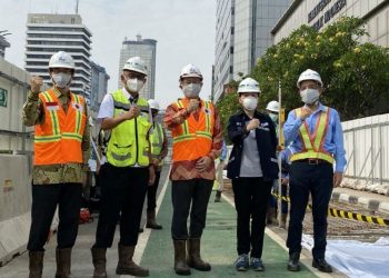 Dubes Jepang Pantau Konstruksi MRT Jalur Utara-Selatan.