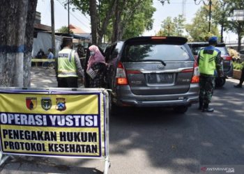 67.086 orang terjaring operasi yustisi di Jawa Timur selama sepekan