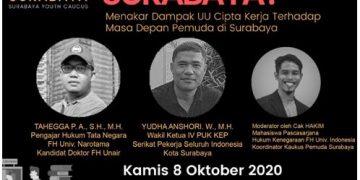UU Cipta Kerja Disahkan, Kaukus Pemuda Surabaya Kritisi Pengaturan Otonomi Daerah dan Pekerja