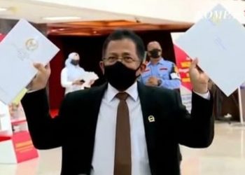 Sekjen DPR Antar Draf Final RUU Cipta Kerja ke Istana Kepresidenan