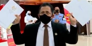 Sekjen DPR Antar Draf Final RUU Cipta Kerja ke Istana Kepresidenan