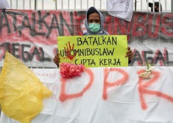 Buruh Internasional Surati Jokowi soal UU Cipta Kerja