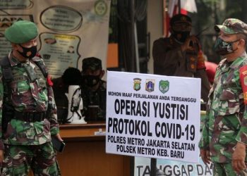 Aparat Gelar Operasi Yustisi Guna Antisipasi Perluasan Covid-19