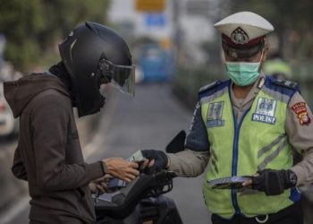 69 Motor Pendemo Akan Ditilang Polisi