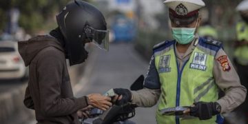69 Motor Pendemo Akan Ditilang Polisi