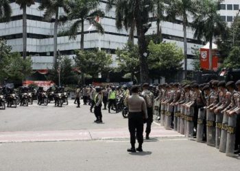 Aksi 1310 Dikawal 12 Ribu Polisi, Penyekatan di Patung Kuda