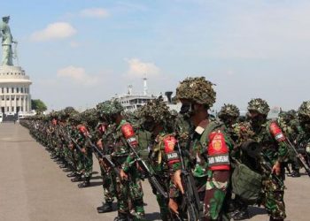 TNI AD Simulasi Perang di Sumsel Hadapi Agresi Negara Asing