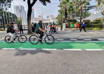 Dapat Penghargaan Transportasi, Pengamat Sebut Jalur Sepeda DKI Masih Belum Nyaman