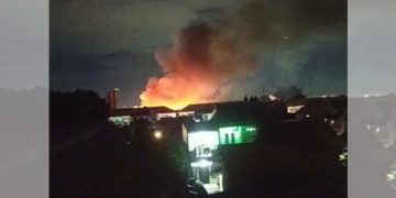 Asrama Mako Brimob Kelapa Dua Depok Terbakar