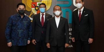 Sahabat sejak Kuliah, Erick Thohir Unggah Foto Terbaru Bareng Sandiaga Uno dan Lutfi
