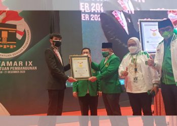 Gelar Muktamar IX Virtual, PPP Sabet Penghargaan Rekor Muri