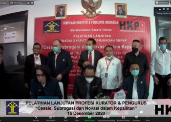 [Berita Foto] HKPI Gelar Pelatihan Lanjutan Profesi Kurator & Pengurus “Cessie, Subrogasi dan Novasi dalam Kepailitan”
