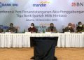 OJK Restui Merger Tiga Bank Syariah Plat Merah