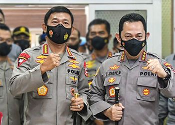 Sah, Idham Azis Serah Terima Jabatan Kapolri dengan Listyo SIgit