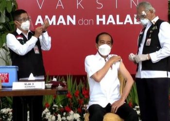 Disuntik Vaksin Sinovac, Presiden Jokowi: Enggak Terasa Sama Sekali