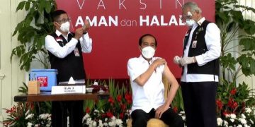 Disuntik Vaksin Sinovac, Presiden Jokowi: Enggak Terasa Sama Sekali