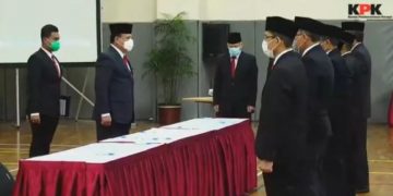 Ketua KPK Firli Bahuri Lantik 38 Pejabat Struktural Baru