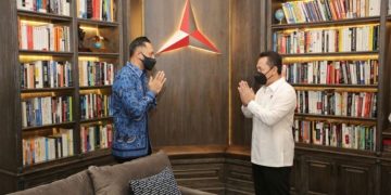 Calon Kapolri Komjen Listyo Sigit Prabowo Kunjungi DPP Demokrat