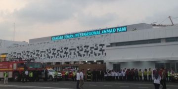 Banjir Menggenang di Landasan Pacu, Bandara Ahmad Yani Tidak Beroperasi Hari Ini
