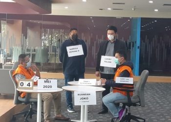 Harry Sidabuke Peragakan penyerahan Suap Bansos ke Eks Pejabat Kemensos