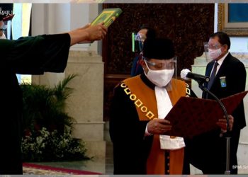 Presiden Jokowi Lantik Andi Samsan Nganro jadi Wakil Ketua Mahkamah Agung