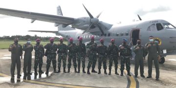 Pesawat Udara TNI AL Laksanakan Patroli Keamanan Laut di Timika, Papua