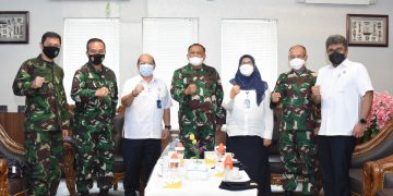 Pererat Tali Silaturahmi, TNI AL Terima Kunker Dirut PT Pelni (Persero)