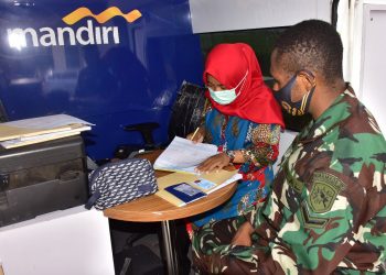 Bintara dan Tamtama Remaja TNI AL Asal Papua Terima Pelajaran Perbankan