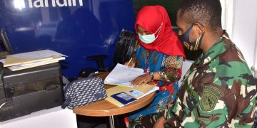 Bintara dan Tamtama Remaja TNI AL Asal Papua Terima Pelajaran Perbankan