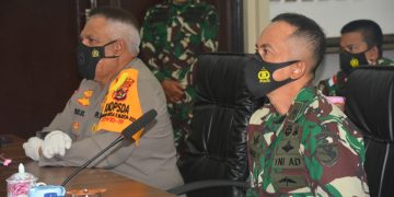 Kodam XVII/Cenderawasih dan Polda Papua Ikuti Rapim TNI-Polri Tahun 2021